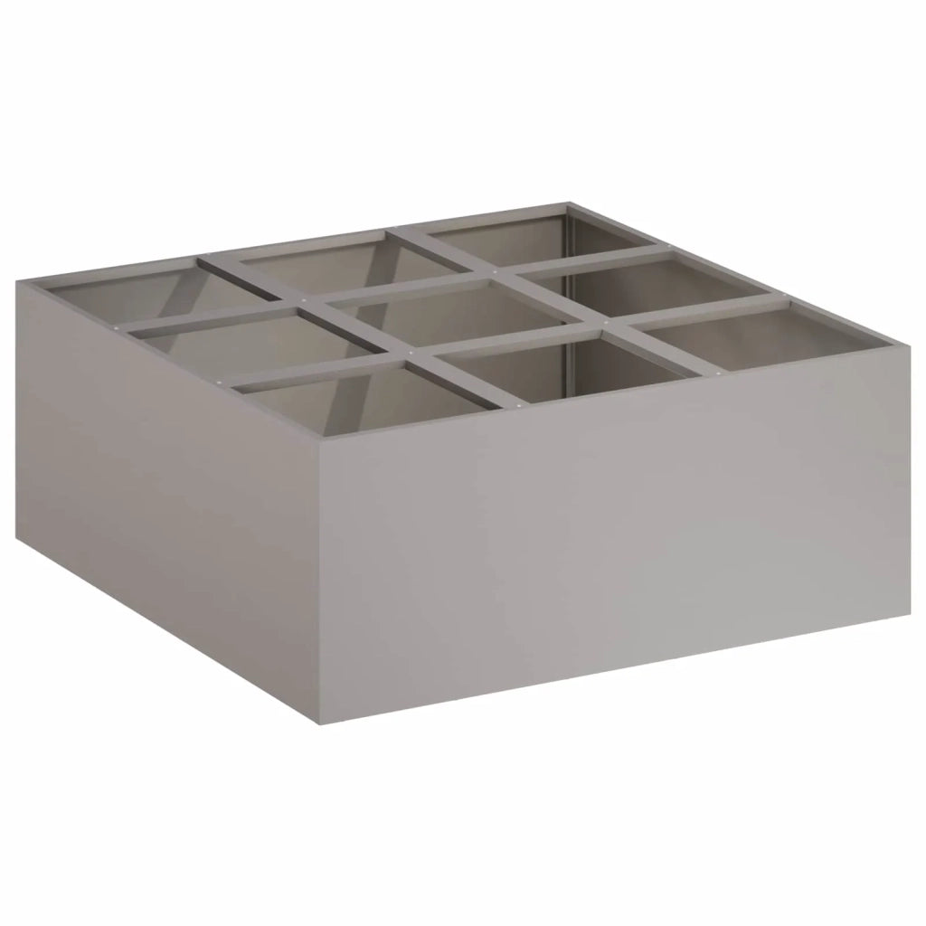 Vaso da giardino Ruggine 100 x 100 x 20 cm Acciaio Corten 8005742