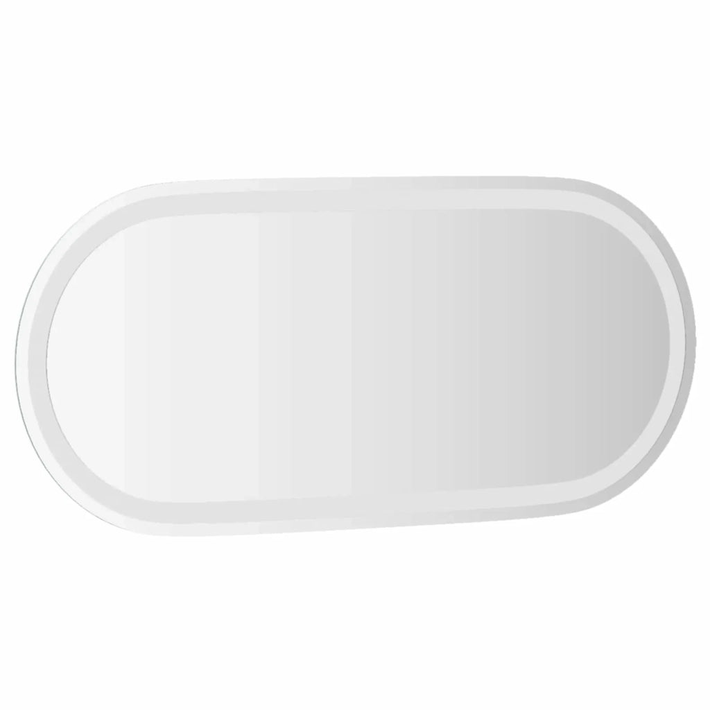 Specchio da bagno LED Trasparente 80 x 35 cm vetro temperato 42045853