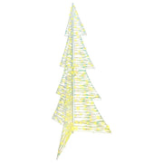 Albero di Natale | Decorazioni natalizie con 240 LED Bianco caldo 180 cm PET