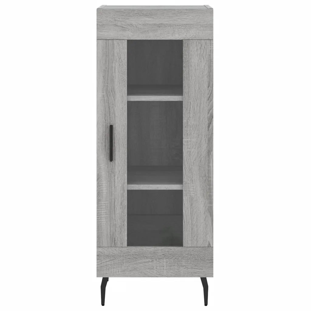 Credenza Grigio Sonoma 34,5x34x180 cm in Legno Multistrato 3200407