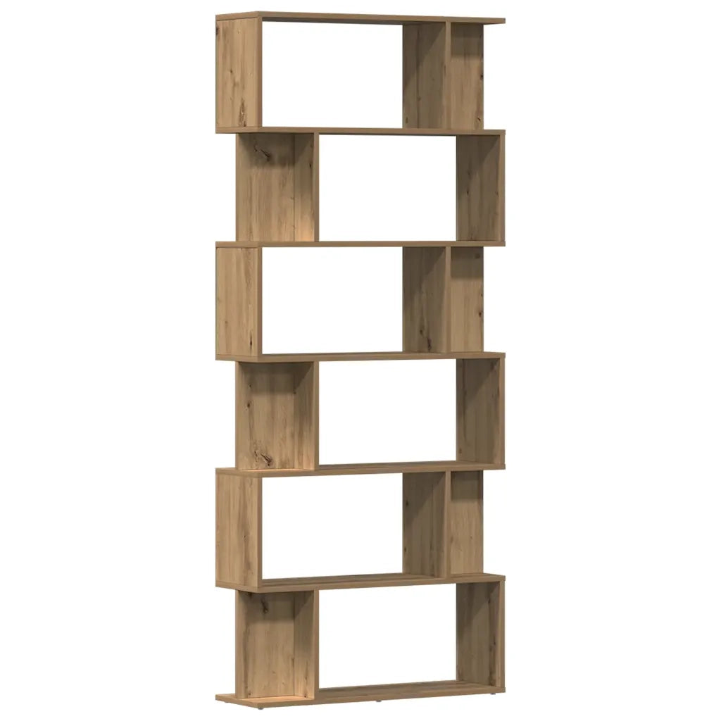 Libreria Rovere Artigianale 80x24x192 cm Legno Multistrato