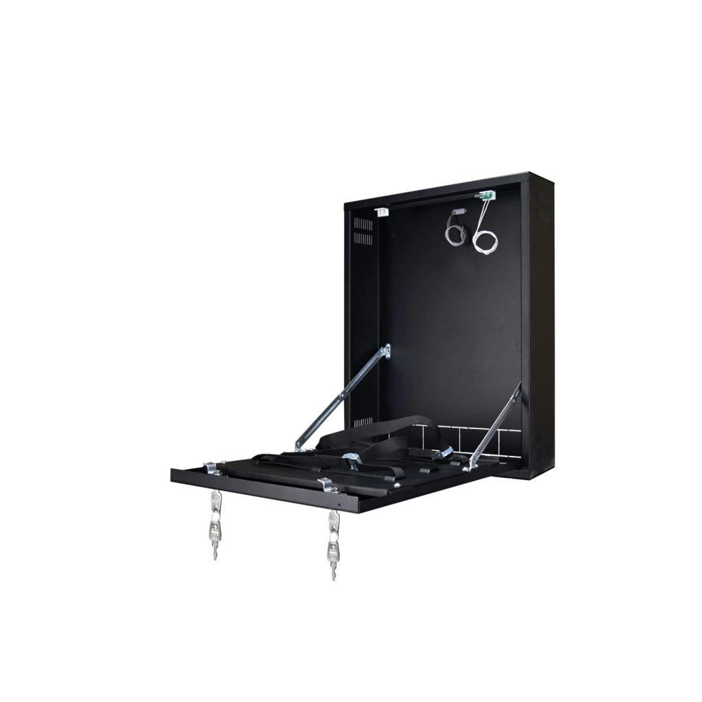 Armadio Contenitore Metallico Verticale Nvr Dvr Pulsar Nero AWO529