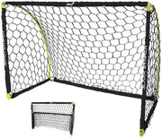 Campo da calcio pieghevole - 180 x 91 x 120 cm - per bambini - nero