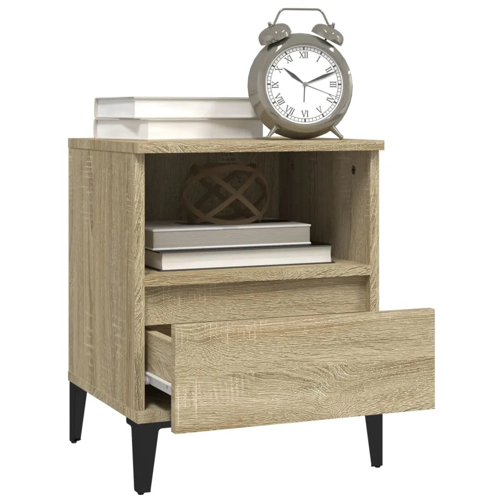 Comodino Rovere Sonoma 40x35x50 cm cod mxl 66570