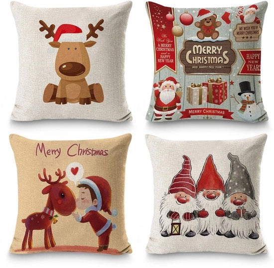 Set di 4 coprisacco 50x50 cm - Ademend - Duurzaam - Keramico - Set di 4
