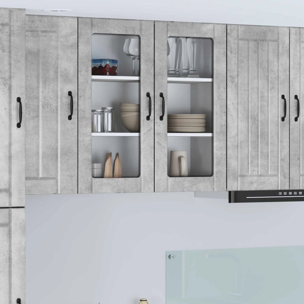 Pannello lavastoviglie Lucca Grigio Cemento 80 x 31 x 80 cm 885068