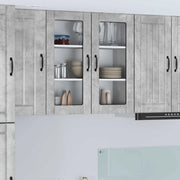 Pannello lavastoviglie Lucca Grigio Cemento 80 x 31 x 80 cm 885068