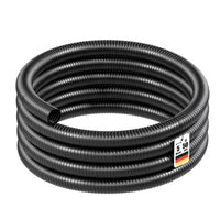Tubo per laghetti a spirale spiralato per aspirazione 5 m 50 mm (2") nero
