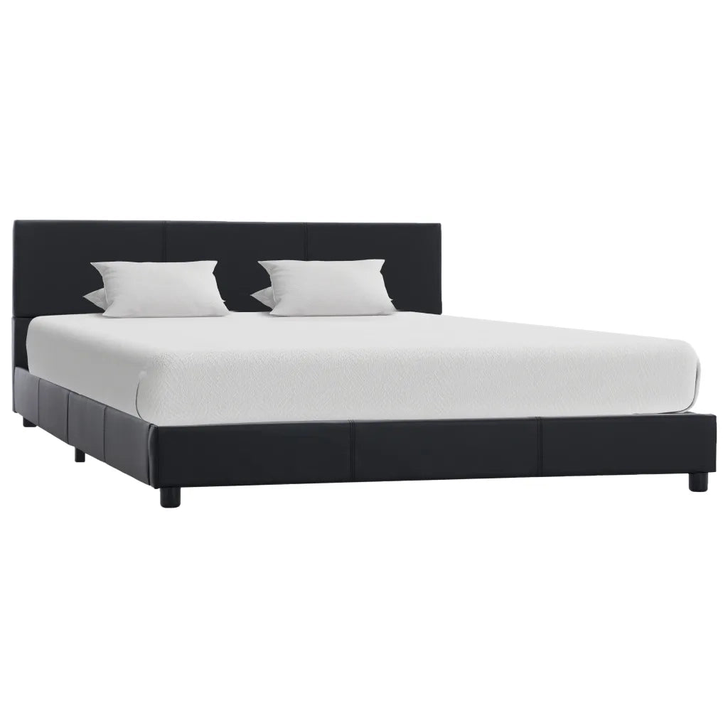 Giroletto Nero in Similpelle 140x200 cm
