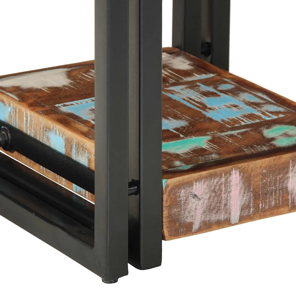 Armadio da Notte 30 x 30 x 40 cm Legno Recuperato Massello 4016708