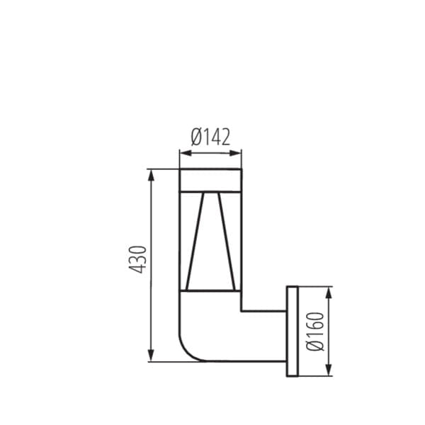 Kanlux applique esterna INVO TR 29174 3xGU10 IP54 grafite/bianco