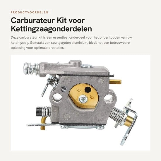 Kit del Carburatore - Adatto per 351352370371390391401420422 - Realizzato in Alluminio Spintato - Compreso Cavo della Candela/Filtro dell'Aria/Filtro del Carburante - Peso 195 g - Nuovo di Fabbrica