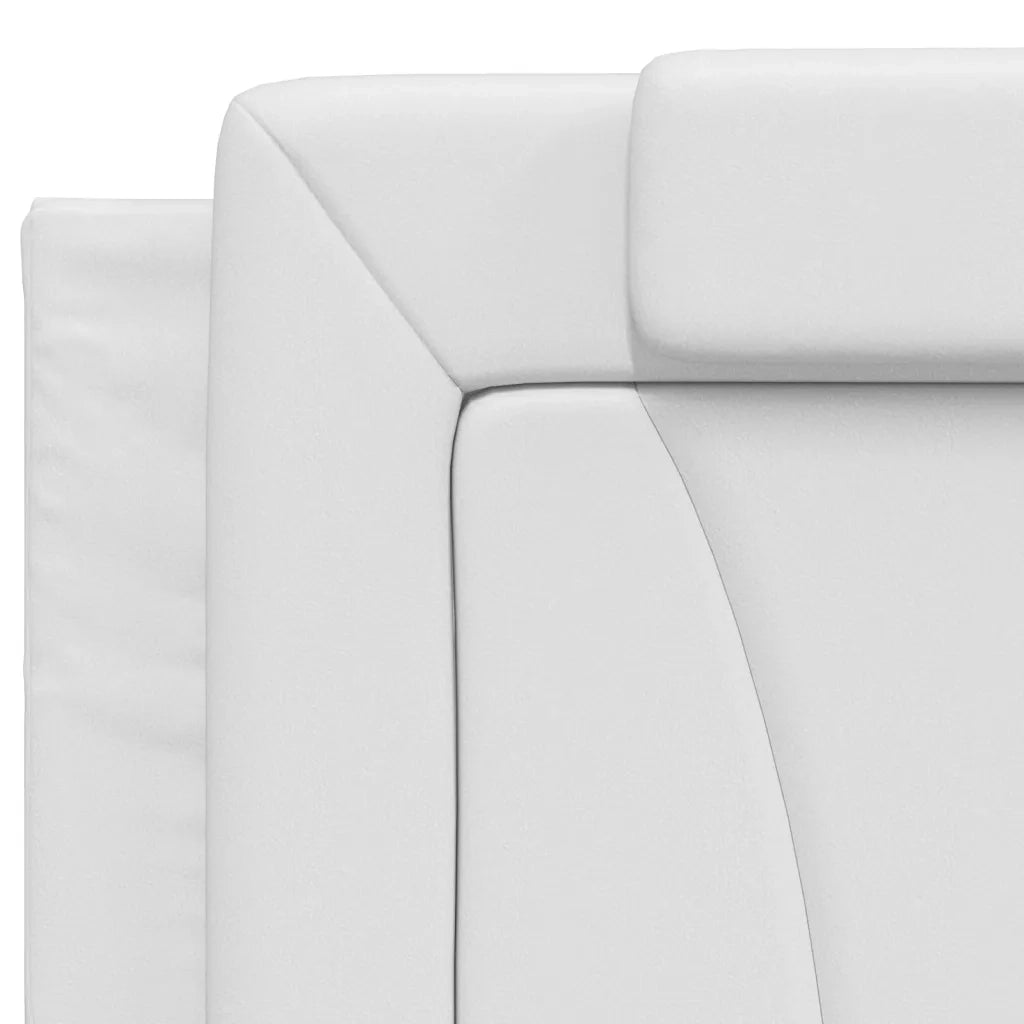 Letto Viana con Materasso Bianco 200x200cm in Similpelle 3208818