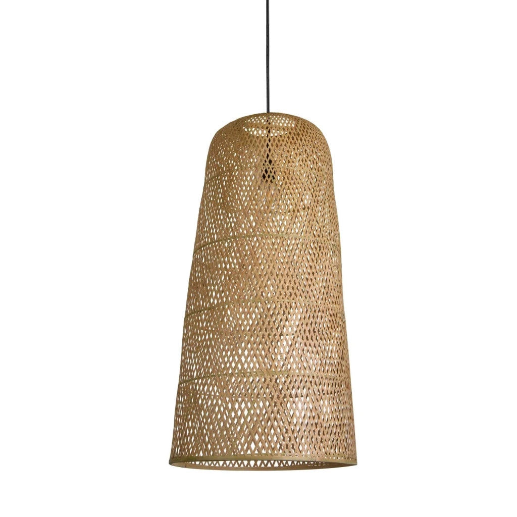 LÚZETE - LAMPADA DA SOFFITTO DI BAMBÙ MEDIA E27 MOANA