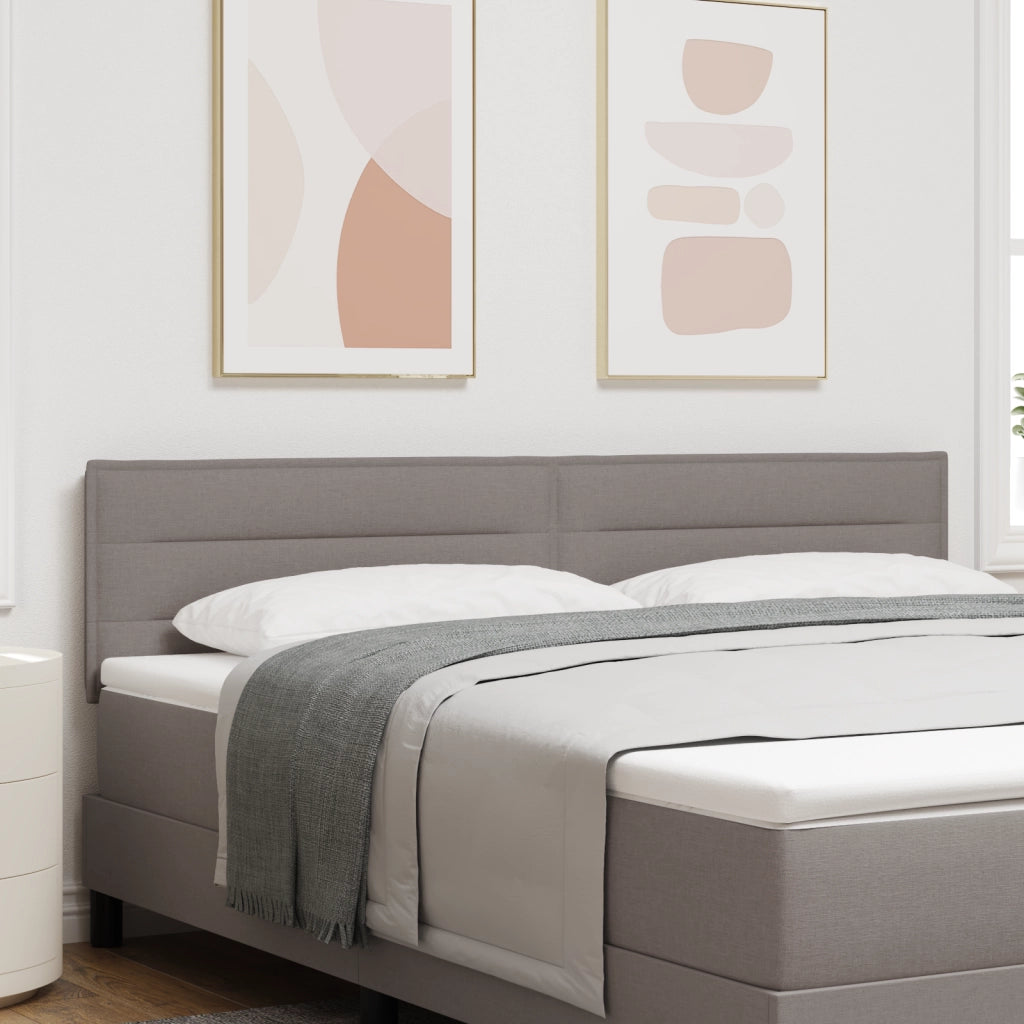 Testiera  Design Lines Tortora 180 cm Tessuto