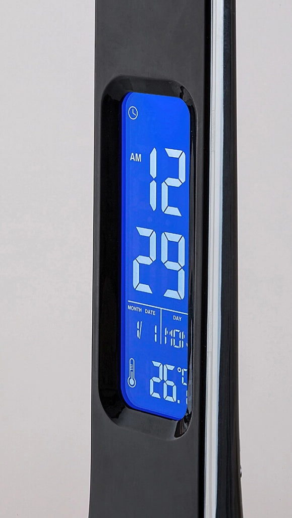 Lampada scrivania Rabalux Amato LED 7W nera dimmer