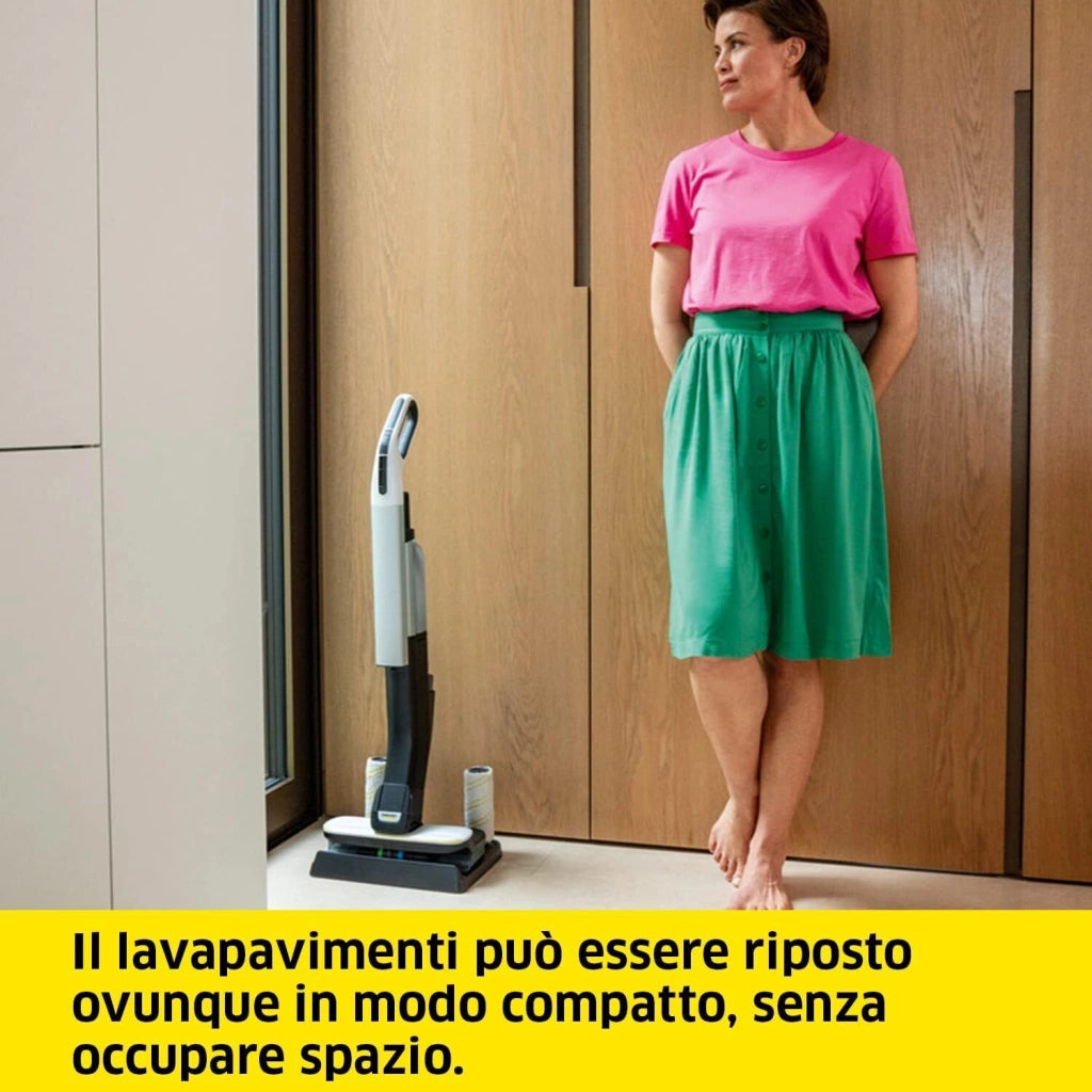 Kärcher 1.056-400.0 FC 4-4 Aspirapolvere elettrica Batteria 2 serbatoi 90 m² 30 min autonomia colore Nero Grigio