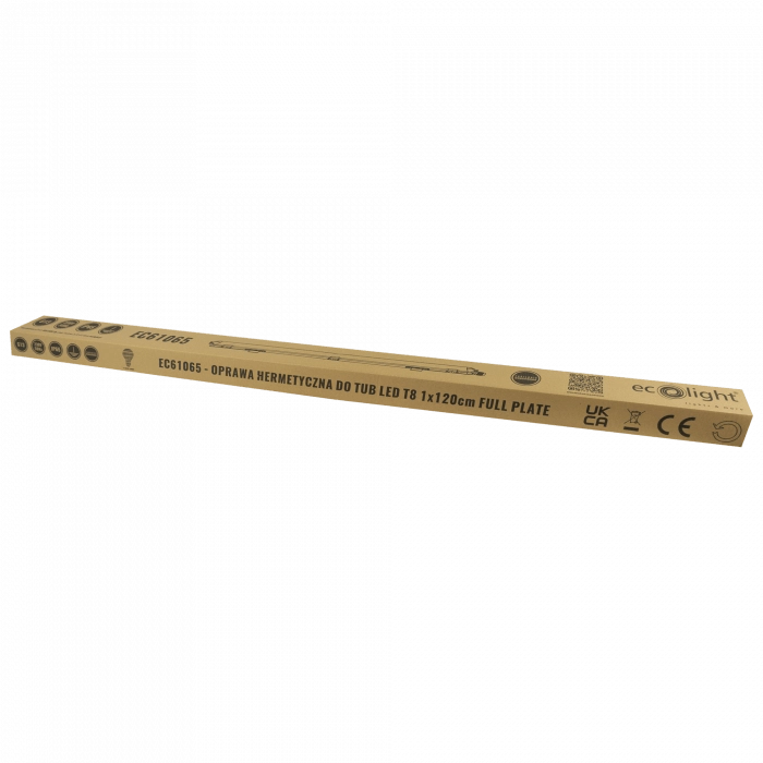 Plafoniera stagna IP65 1x120 cm G13 T8 Ecolight