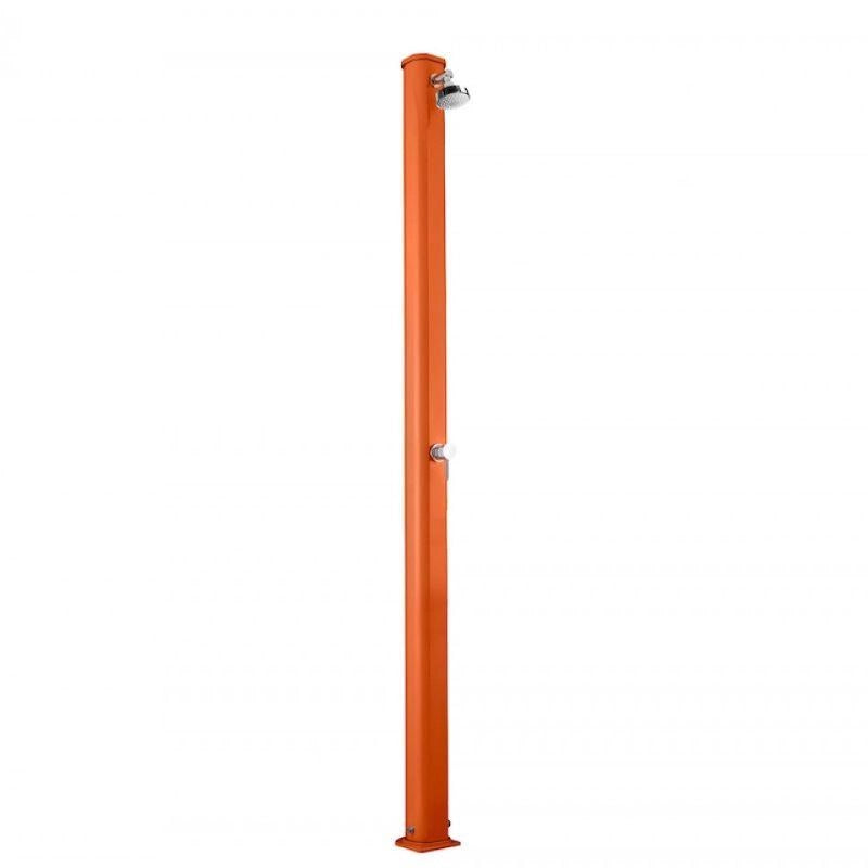Doccia Solare Jolly 25 Litri In Alluminio Con Miscelatore Colore Arancione Cv-A600/2009