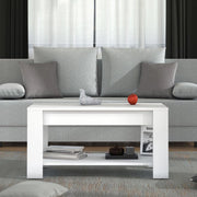 Signa, Tavolino da Salotto un Vano, 90x49.5x45.5h cm Bianco