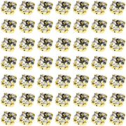 Set di pietre strass apribili - 720 pezzi - Resistenti e duraturi - 6 mm - Per cucito e ricamo - Ideali per decorazione - Luccicanti