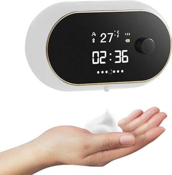 Dispensatore di sapone liquido touchless con sensore di movimento – Wandgemonteerd, USB oplaadbaar per bagno e cucina