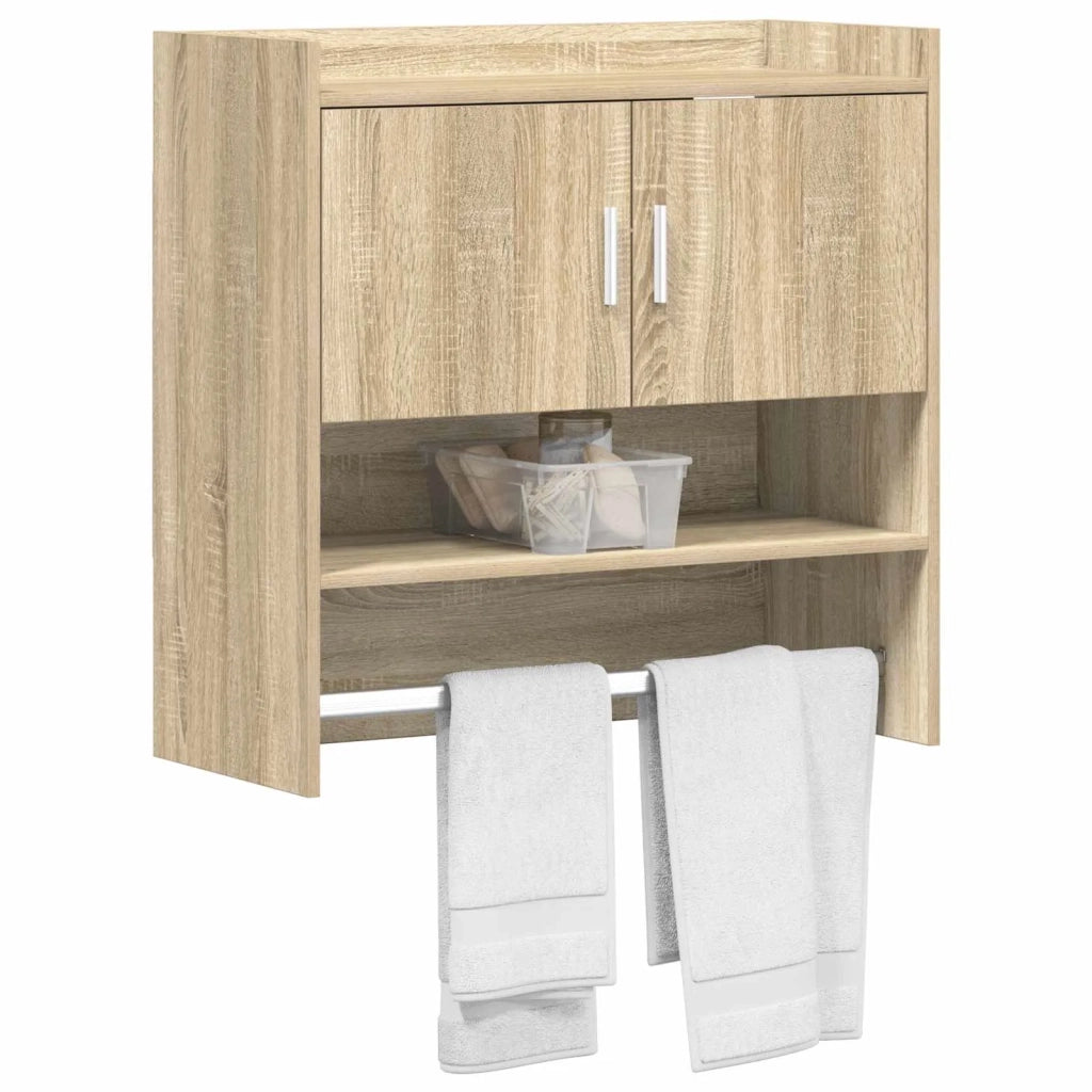 Scaffale da parete A parete Rovere Sonoma 80 x 36 x 80 cm 8011381