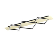 Plafoniera Rustica Country Boyal Metallo Marrone 3 Luci Led 42W 3500+2200Lm Ip20