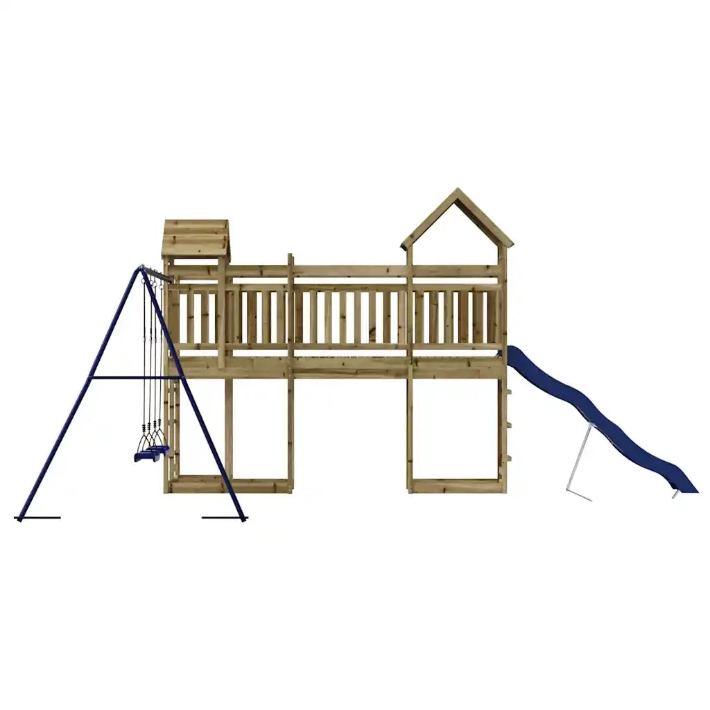 Set da Gioco da Esterno in Legno di Pino Impregnato 3156894
