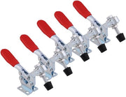 Vibroisolante - Clessidra a Serraggio 227 kg - 5 Unità - Clessidra a Serraggio di Alta Qualità - Punti di Contatto in Gomma Regolabili - Maniglie Comfortevoli - Funzionamento Facile