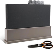 Set di taglieri da cucina 4 pezzi - simboli alimentari - inerte al BPA - resistente al lavastoviglie - taglieri da cucina con standard - 315 x 215 cm