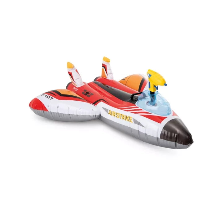 AEROPLANO GONFIABILE CON PISTOLA AD ACQUA +3 ANNI  cm.117x117  peso kg.0,95 (57536)    INTEX