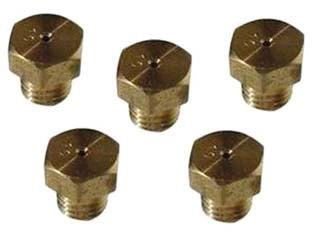 KIT 5 PEZZI UGELLI PER CUCINA GAS METANO Ø 6 MB- - per cucina a metano - 1 blister
