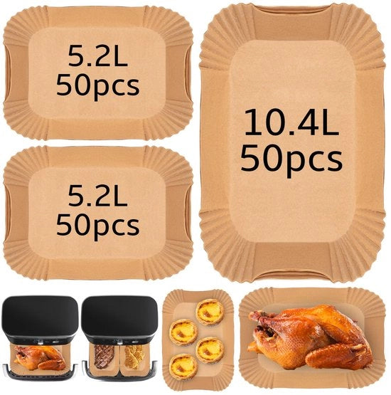Accessori per Airfryer compatibili con AF500EU 10,4 L, 150 pezzi - Parchi per Airfryer compatibili con 10L, compatibili con 8,5L e 10L (150 pezzi)