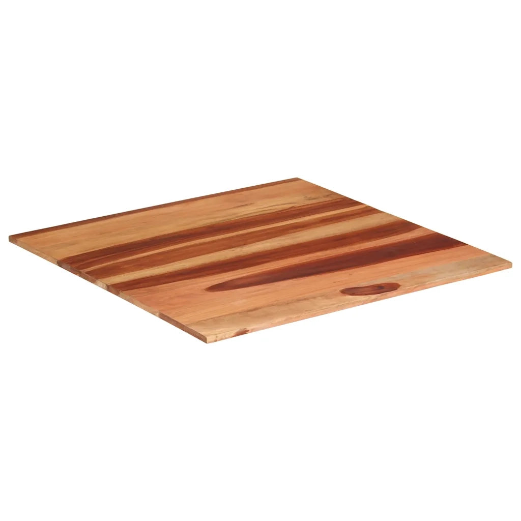 Piano Tavolo in Legno Massello di Acacia 15-16 mm 80x80 cmcod mxl 105292