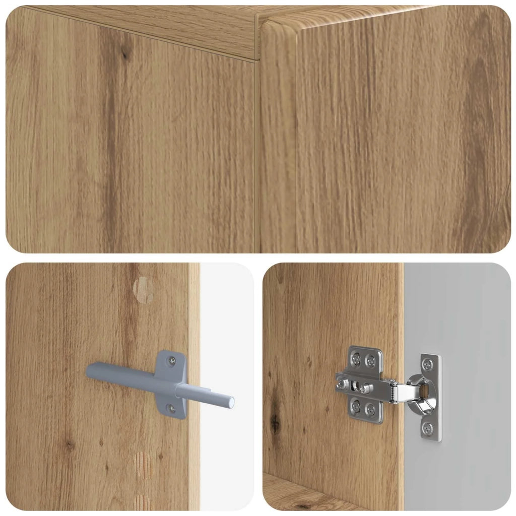 Mobile TV Rovere Artigianale Legno ingegnerizzato 896244