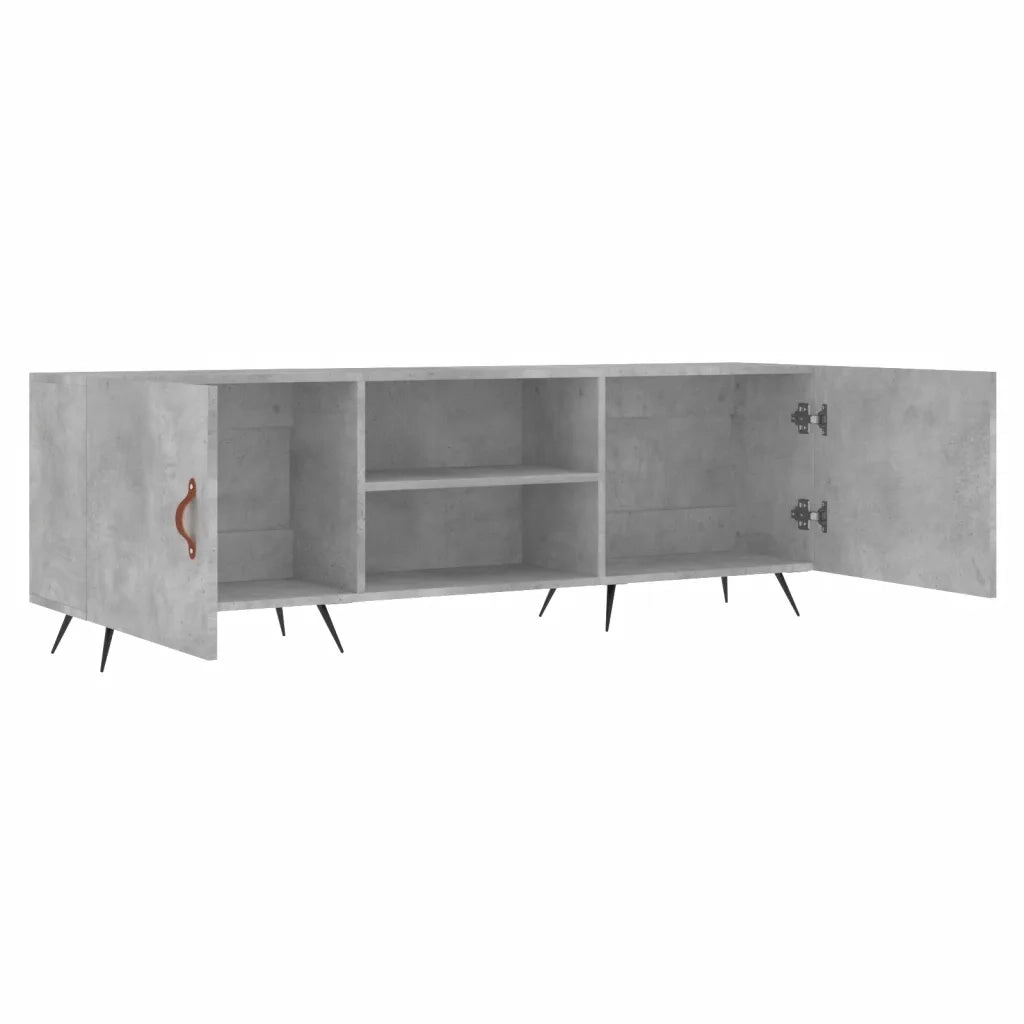 Mobile Porta TV-Mobile per TV-Credenza TV Grigio Cemento 150x30x50cm in Legno Multistrato 789387