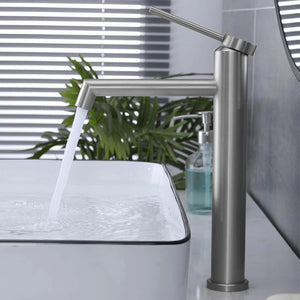 Rubinetto Da Lavabo Rea Foss Nickel Brush High