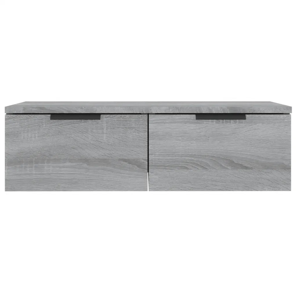 Mobili Pensili 2 pz Grigio Sonoma 68x30x20 cm Legno Multistrato cod mxl 32859