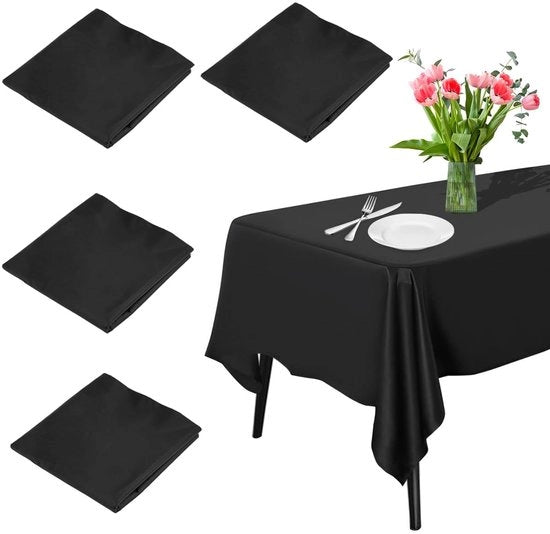 Tavolapanno 4 pezzi - Imbustibile - Resistente alla sporcizia - Idrorepellente - In plastica - Rettangolare 137 cm x 274 cm - Copri tavolo