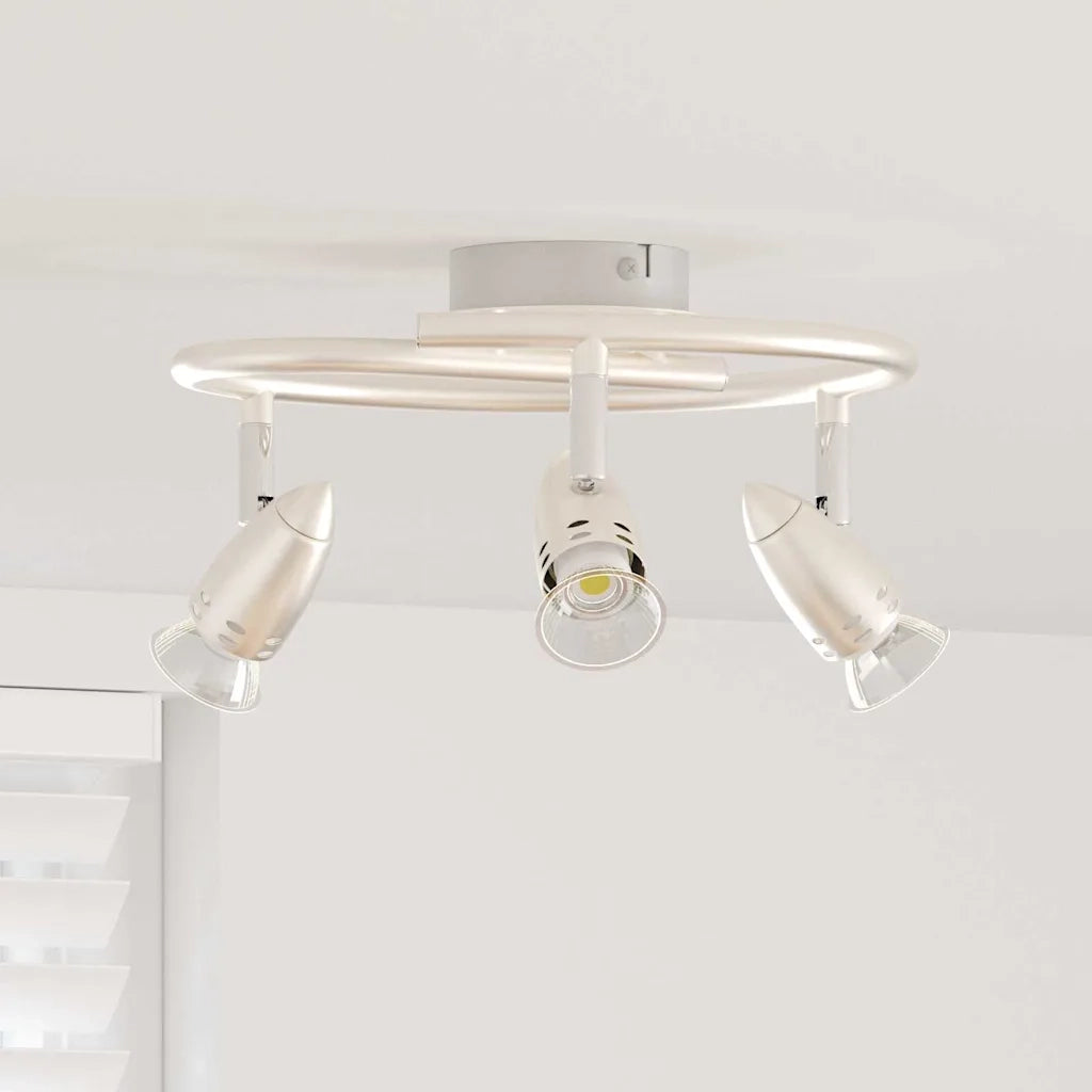Faretto da soffitto Nichel 24 x 22 x 12,5 cm Metallo 4108219