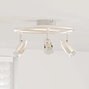 Faretto da soffitto Nichel 24 x 22 x 12,5 cm Metallo 4108219