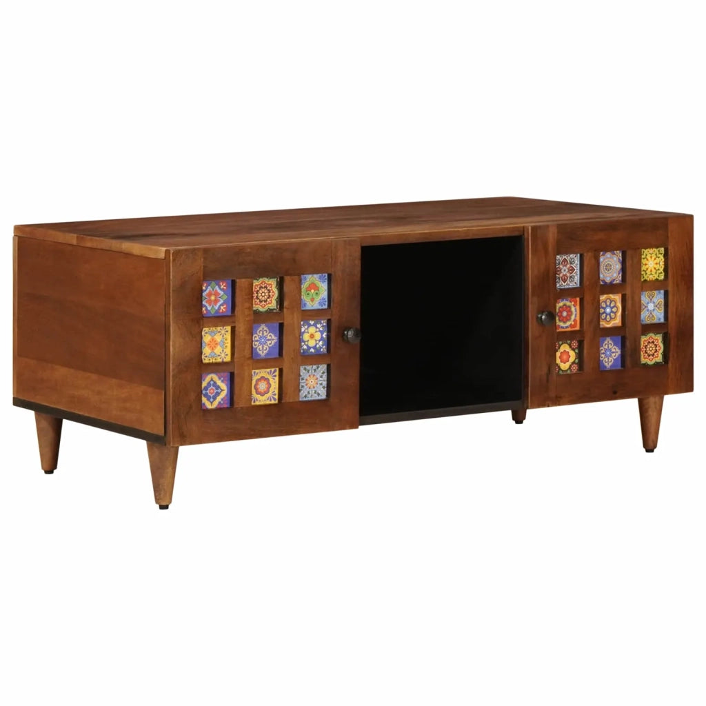 Tavolino da salotto | Tavolino da caff¨¨ | Tavolino da Soggiorno Marrone 100 x 54 x 40 cm