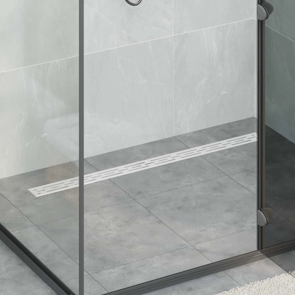Scarico doccia con copertura in vetro e sifone a 360° 100 cm
