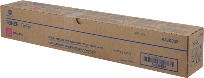 ORIGINAL Konica Minolta toner magenta A33K352 TN512M ~26000 Seiten