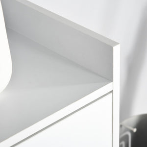 Mobile Scarpiera 60x30x92 cm in Legno Truciolare Bianco