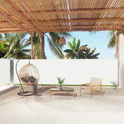 Tenda da Sole Laterale Retrattile Crema 160x1000 cm cod mxl 8799