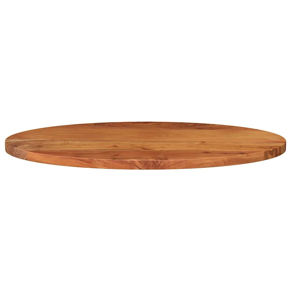 Piano Tavolo | Superficie Tavolo | Piano Scrivania 90x40x3,8 cm Ovale in Legno Massello di Acacia