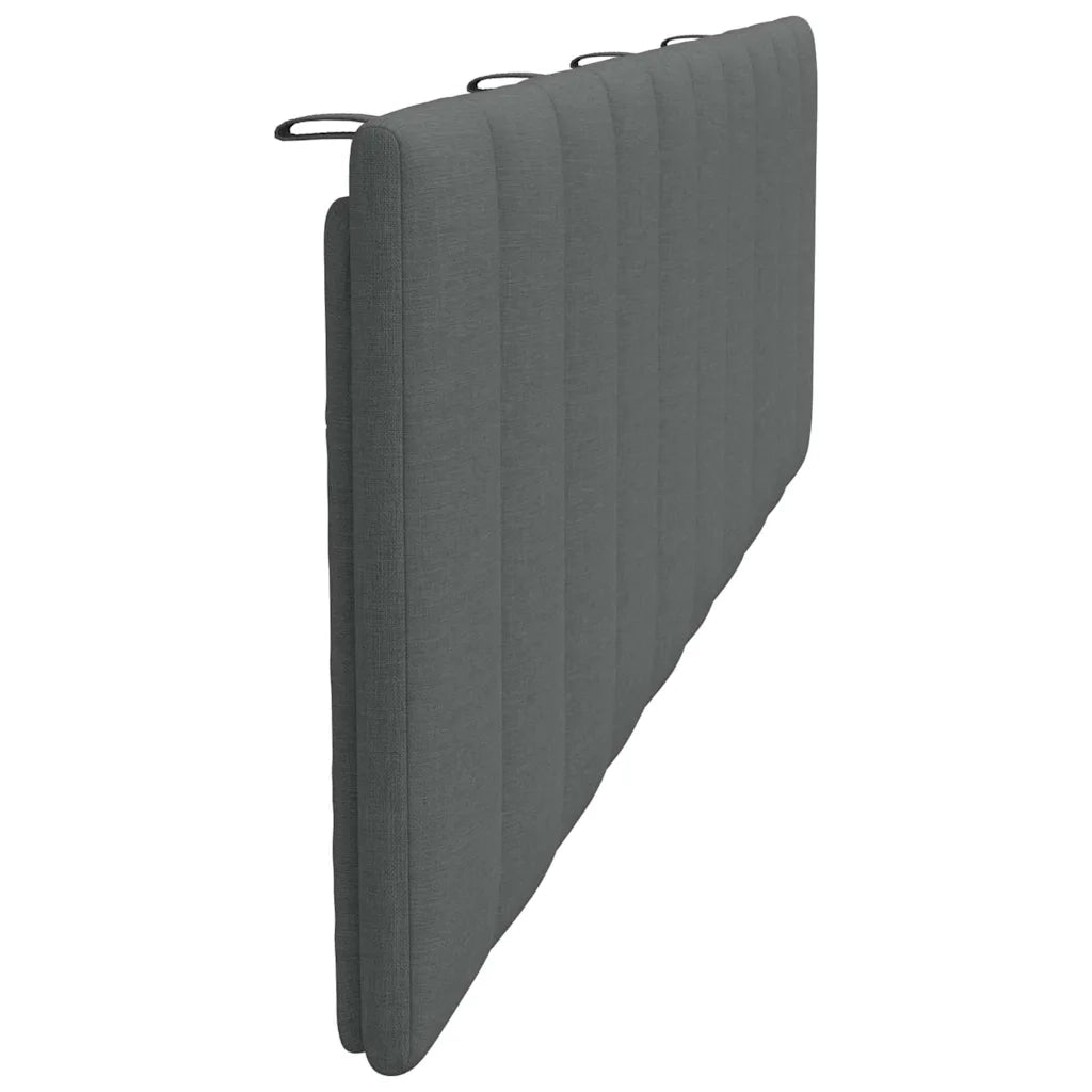 Cuscino Testiera Hanko Grigio Scuro 180 cm in Tessuto CFW1688510