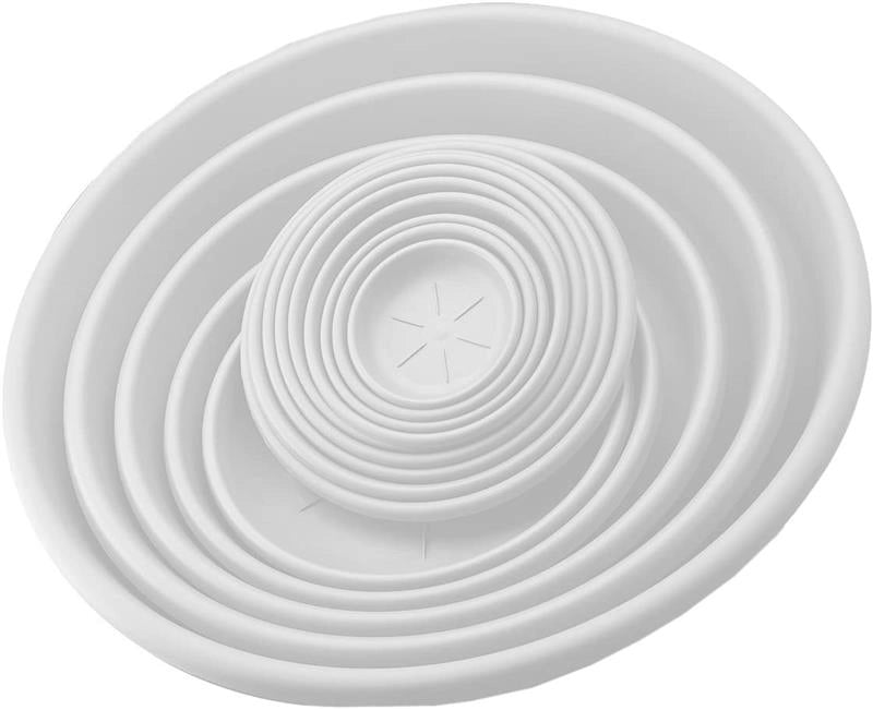 BAMA SOTTOVASO IN PLASTICA ROTONDO 30 CM IN COLORE BIANCO